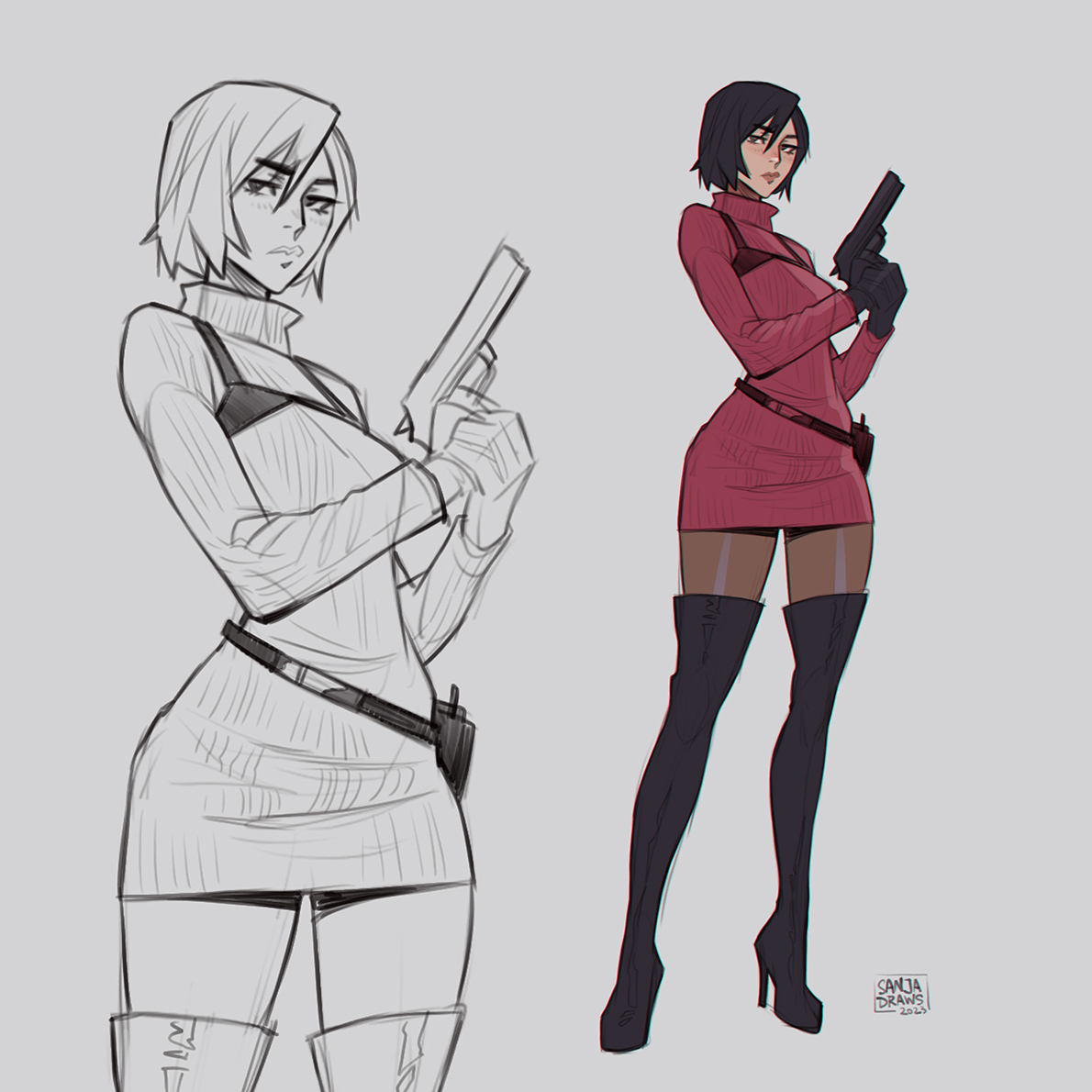 Ada Wong from RE.
#AdaWong #residentevilfanart