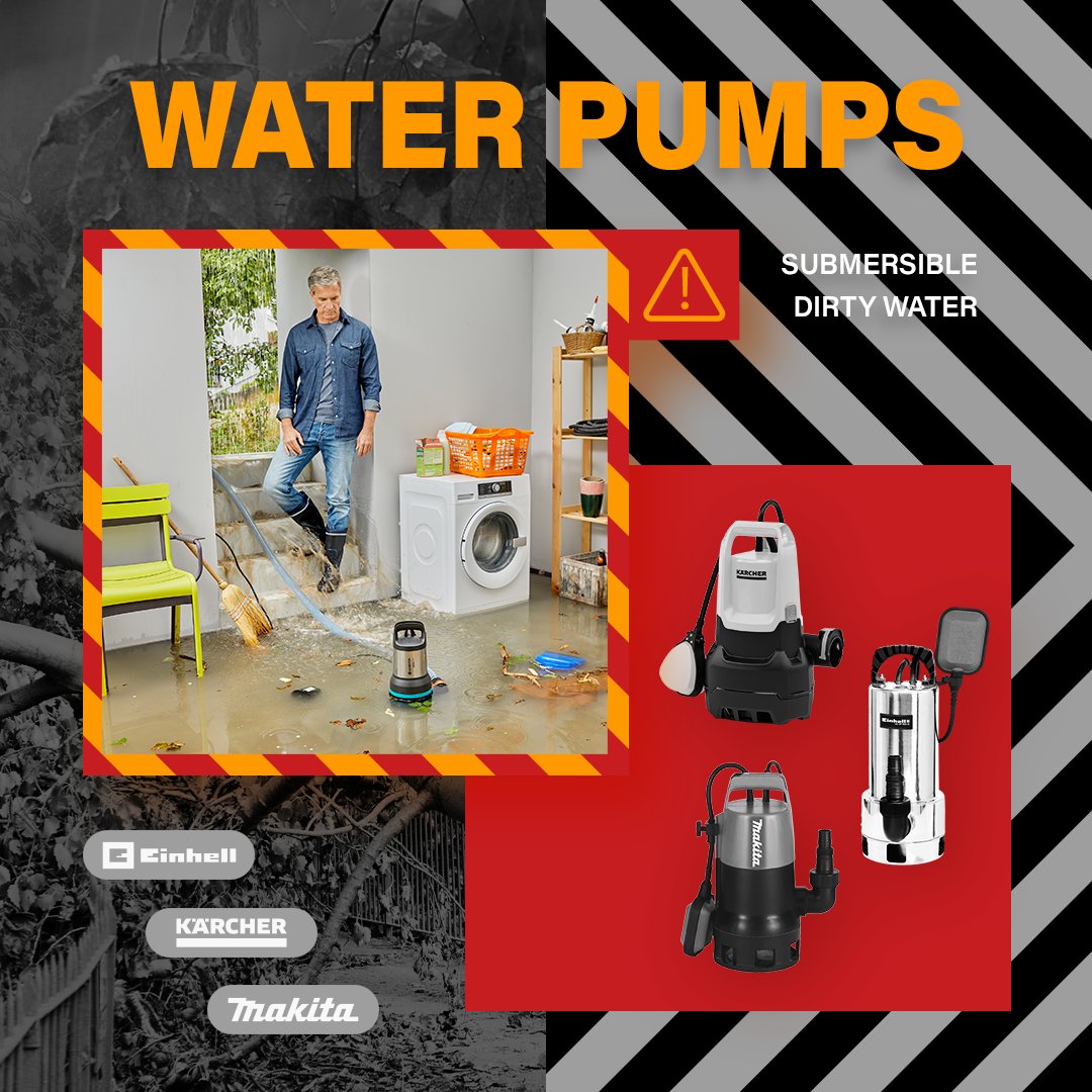 MyToolShed's tweet photo. Bring on the heavy rain and strong winds! Get yourself Prepped this weekend ☂️💦
 
*Shop here: 👇

Chainsaws: https://t.co/GcyRPzGYNX ✅
Pruning Saws: https://t.co/pOGkxqAQF7 ✅
Water Pumps:  https://t.co/Q5maOlKo6M ✅ https://t.co/h8261fHrde
