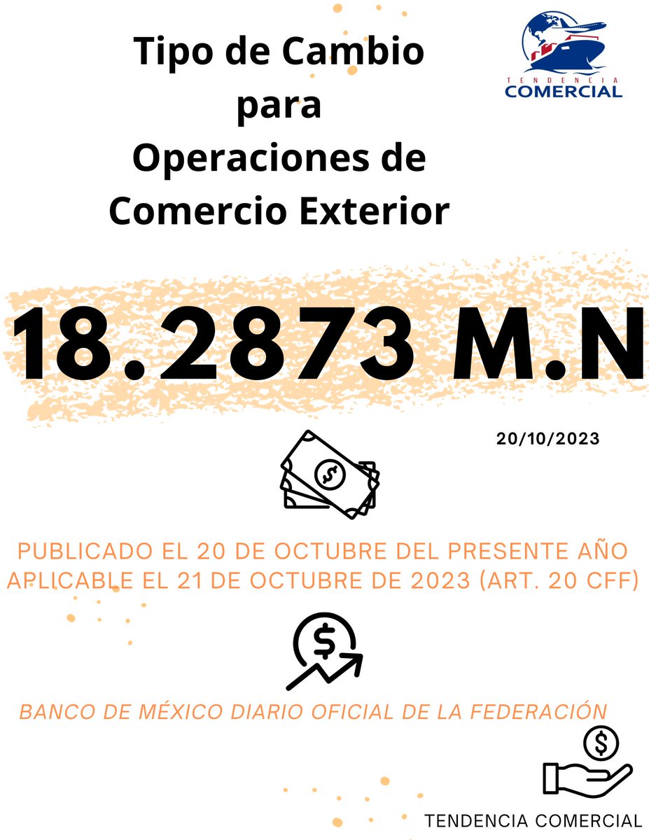 #TipodeCambio #Dolar #BancodeMéxico #Octubre #TendenciaComercial