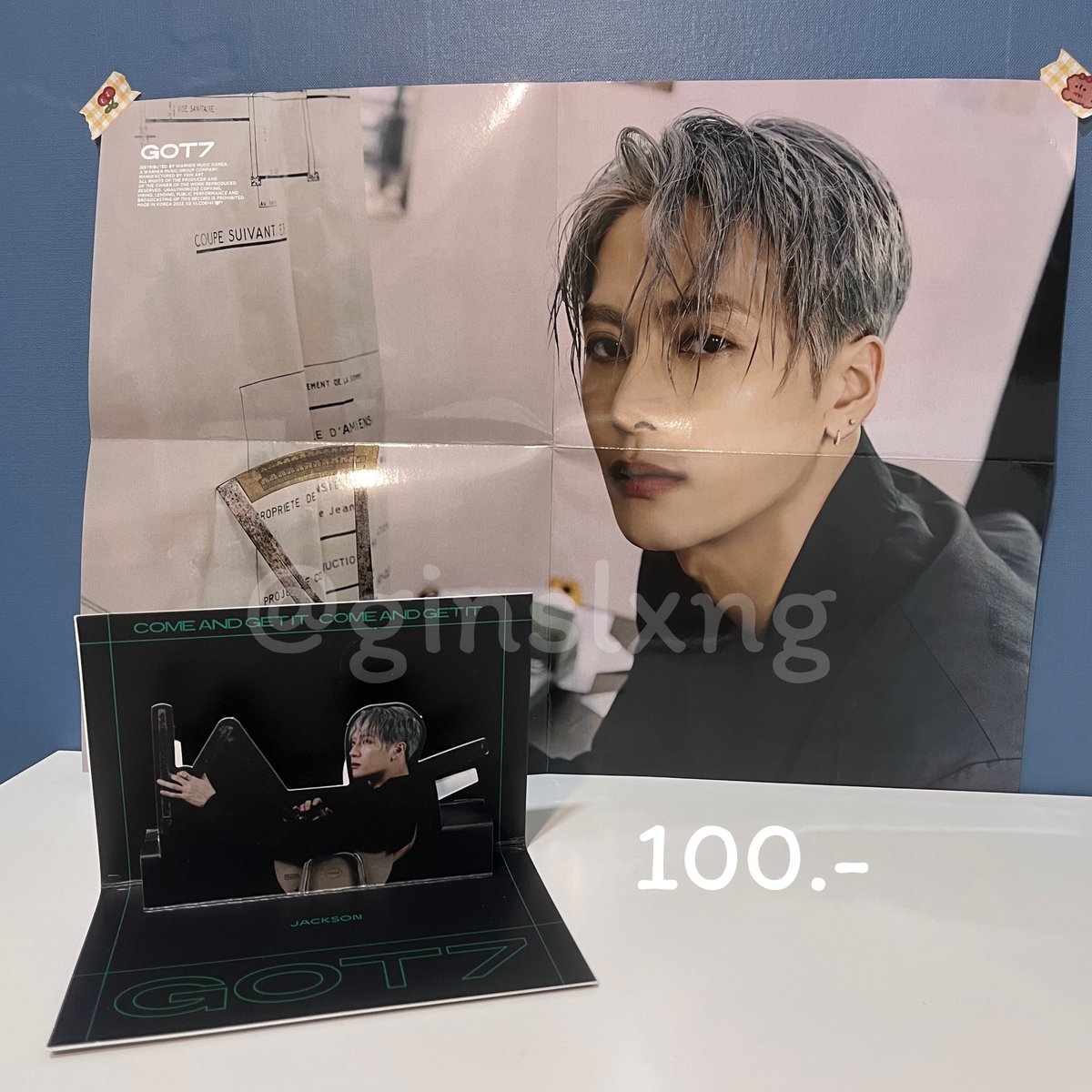 ginslxng's tweet photo. [pls RT] ขายหมดแจก 50 บาท 👆🏼

- ฟิกเกอร์แจ็คสัน #Jackson 400.-
- poster &amp; postcard 100.-

🫶🏼 รับทั้งคู่ส่งฟรีให้คับ

+ค่าส่งเหมา 40

#ตลาดนัดอากาเซ #ตลาดนัดอากาเซ่ 
#ปล่อยของสะสมgot7 #ตลาดนัดgot7  #ขายของสะสมgot7 #GOTOON https://t.co/vod5RLwFXu
