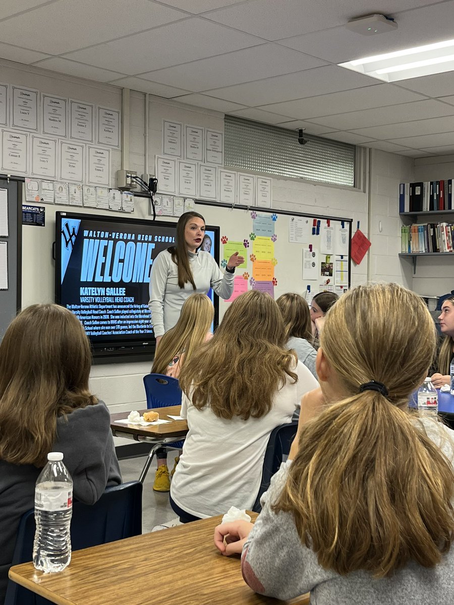 WVMSFCA's tweet photo. FCA speaker Coach Katelyn Sallee spoke on Competition/ Competitiveness. As athletes, we should work for the Lord and become more Christ like in all avenues of our sport. 23 Whatever you do, work at it with all your heart, as working for the Lord, not for human masters. https://t.co/4GtV7np1u4