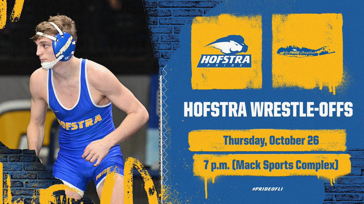 BlueandGoldWC's tweet photo. We are donating, bringing, and handing out 100 free @HofstraWREST tshirts to the wrestle offs and handing them out to students! Come and get em! https://t.co/7bwTN90Otc