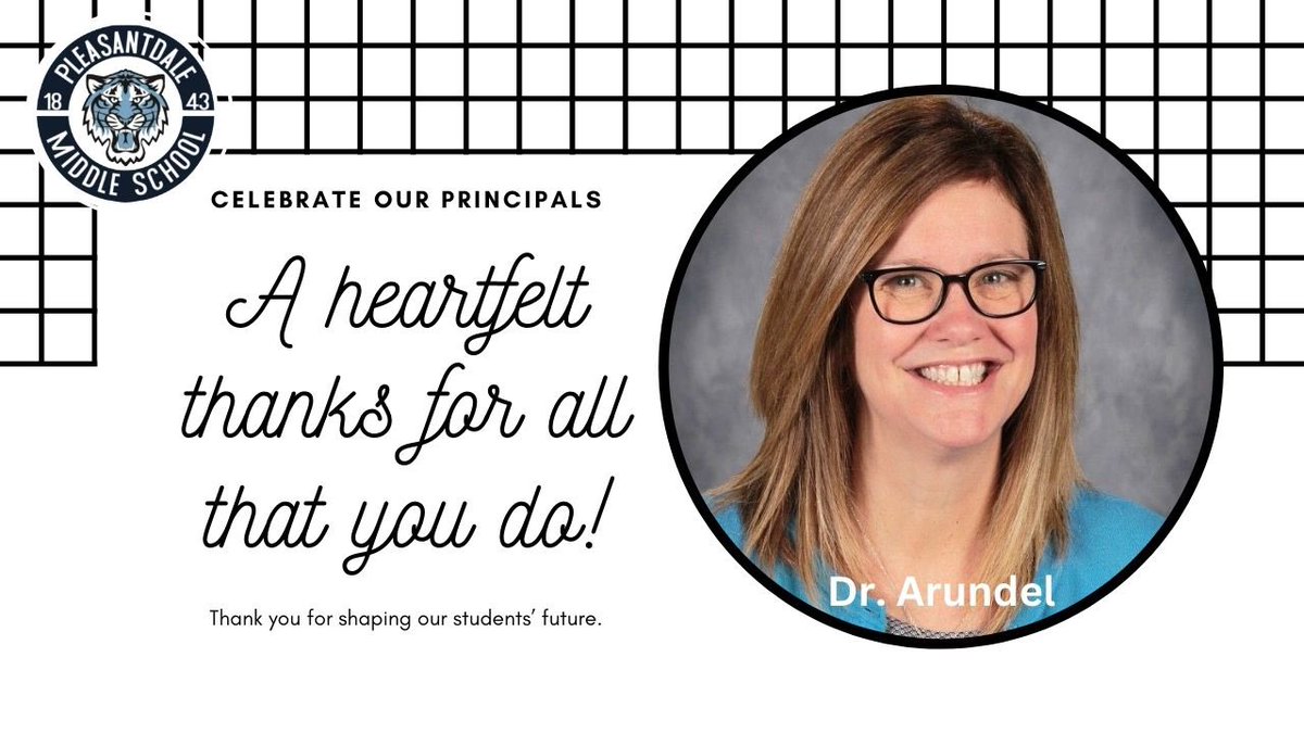 For Principal Appreciation Month, we want to thank Ms. Tomei (PES) and Dr. Arundel (PMS) for all their work on behalf of our students, staff, and community! @ilprincipals @KathleenTomei @PdalePrincipal #GiantLeap #107Achieves