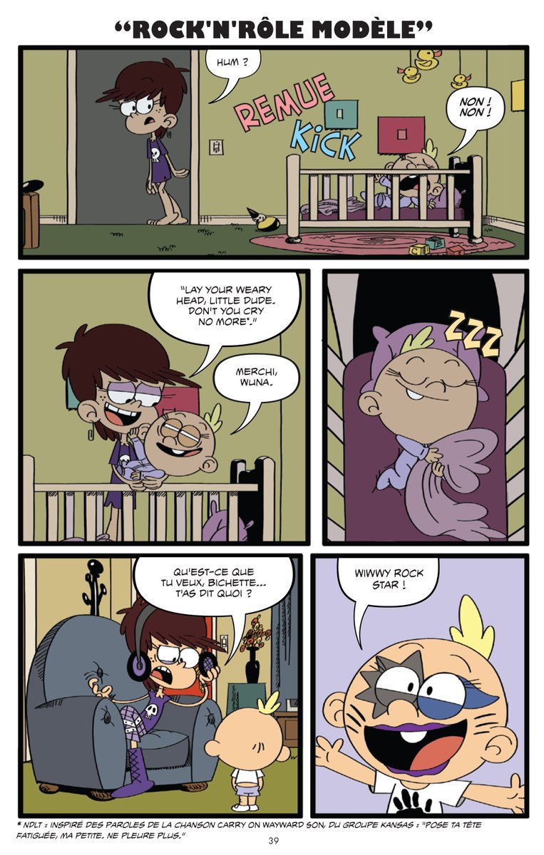 editionrobinson's tweet photo. La famille Loud est de retour et toujours prête à vos faire rigoler dans ce tome 17 !

Cette fois il est question de rivalité entre frère et sœur. Prenons Lynn Loud, qui transforme toujours tout en compétition… Comment va-t-elle appréhender l'art du tricot ? 

#TheLoudHouse https://t.co/NdWd4UusRx