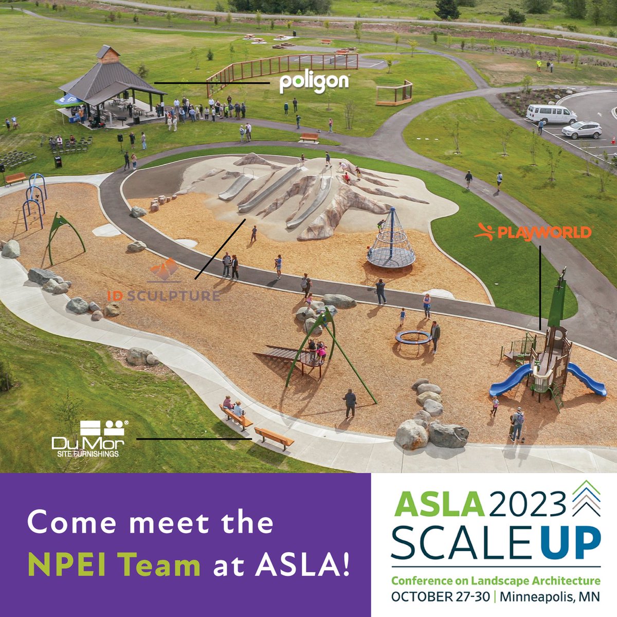 #ASLA2023 is next week! We're eagerly anticipating the opportunity to reunite with familiar faces and make new connections.
See you soon!

@nationalasla

#northwestplayground #buildingcommunitythroughplay #NWPlay #NPEI #landscapearchitecture