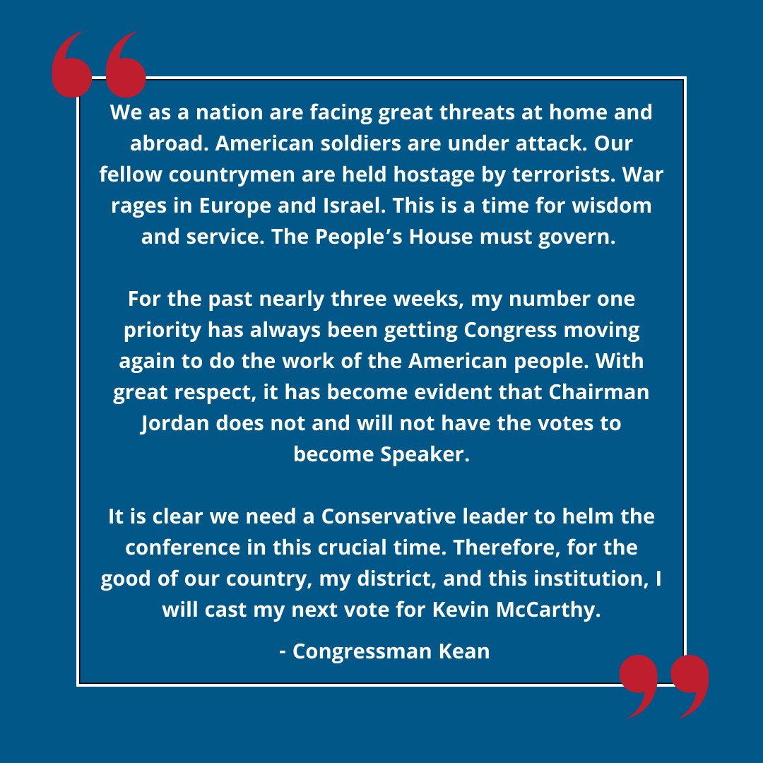 Congressman Tom Kean tweet media