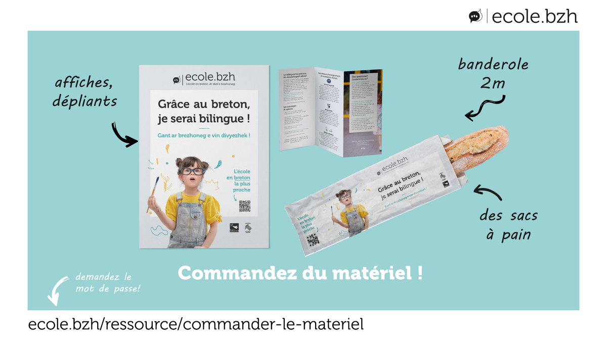 Ça y est! Il est possible de commander du matériel de communication pour cette année! 🙌
Digor eo an urzhioù dafar kehentiñ evit ar bloaz-mañ! 🙌 

<a href="/OPAB_OPLB/">Ofis Publik ar Brezhoneg | Actualités</a> <a href="/Diwan/">Diwan</a> <a href="/DivYezhBreizh/">Div Yezh Breizh</a> Divaskell Breizh <a href="/kelennomp/">Kelennomp!</a> <a href="/regionbretagne/">Région Bretagne</a> <a href="/KevreBreizh/">Kevre Breizh</a> <a href="/EC_Bretagne/">Enseignement Catholique de Bretagne</a>