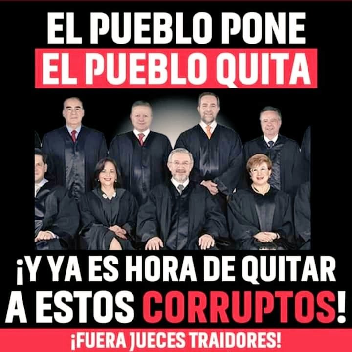 piojo22e's tweet photo. ¿Ya se saben la nueva del Poder Judicial?

Dice q estaràn en paro laboral, pero q los casos "URGENTES "SI se atenderàn"... Por ejemplo:

~Amparar a criminales y evasores de impuestos

~Descongelar cuentas de narcos

~Liberar delincuentes y

~El amparo a favor de sus privilegios❓ https://t.co/rqFES4GguX