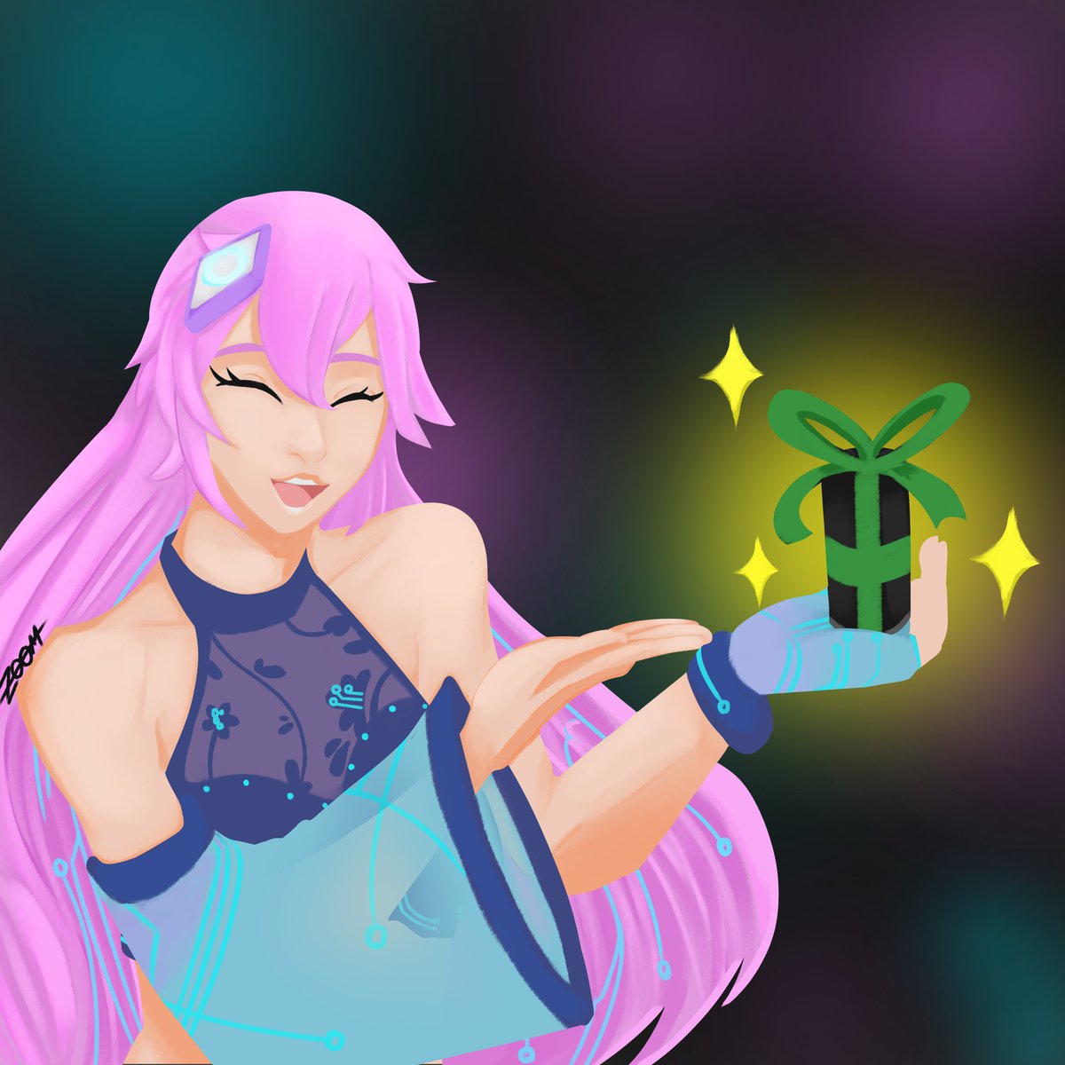 Bast_Ward's tweet photo. Just some fanart I made on the awesome @scsa20's OC Akheera, she bears gifts! https://t.co/ZSAbjVQX9e