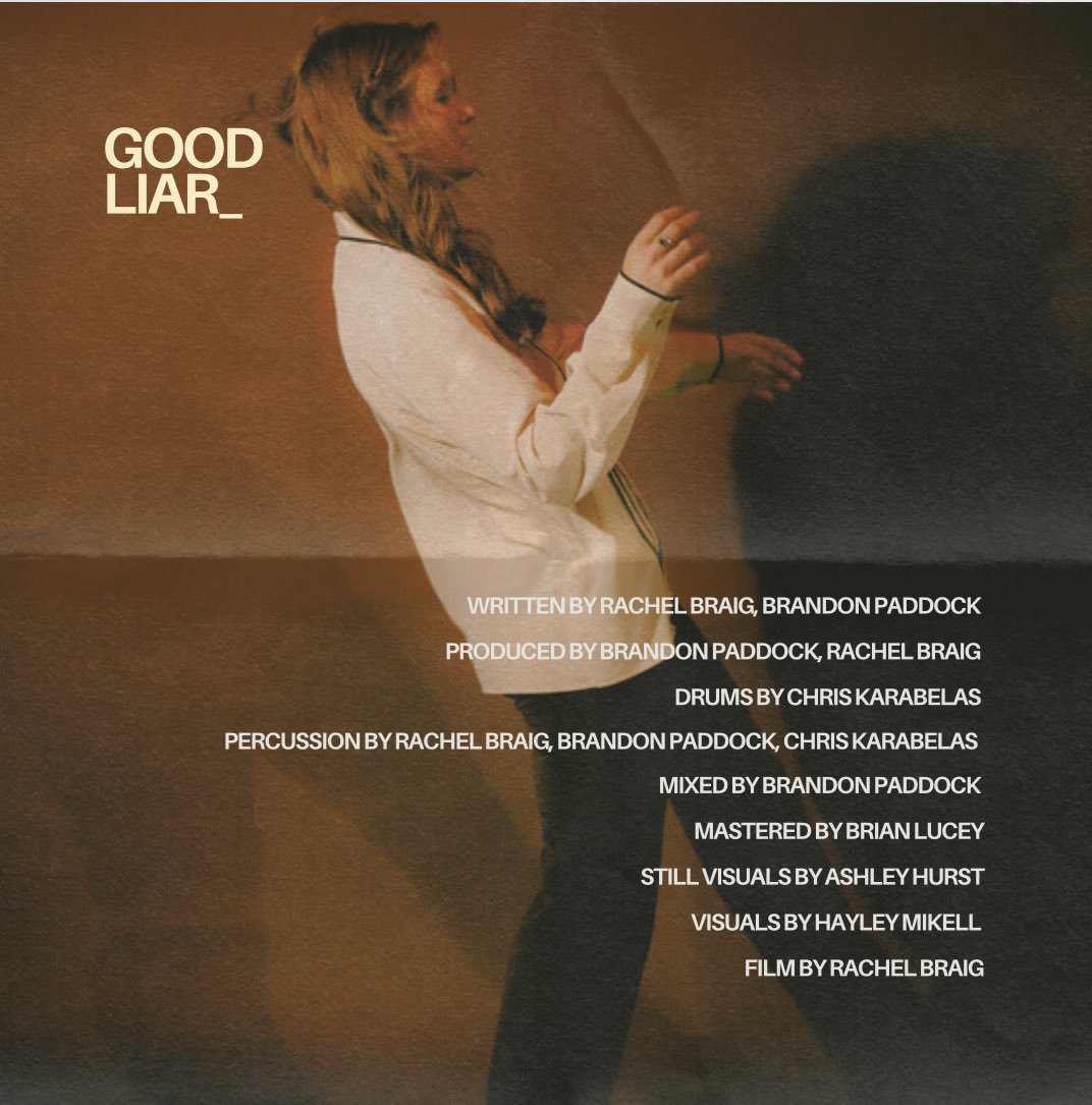 New music, excited about it. Good Liar out now.