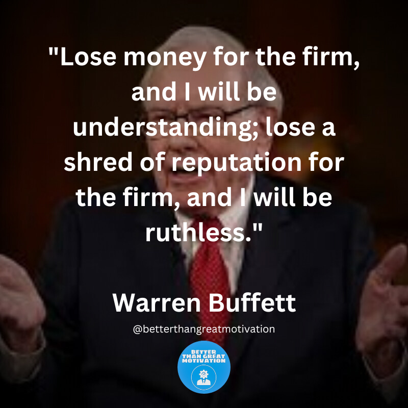 BTGmotivation's tweet photo. While understanding and forgiveness might be extended for financial setbacks, the impact on reputation can be more challenging to recover from.

Warren Buffett

#warrenbuffett #warrenbuffettquotes #warrenbuffettwisdom #motivation #motivationalquotes #motivational #motivated https://t.co/NqWFW5i3XU