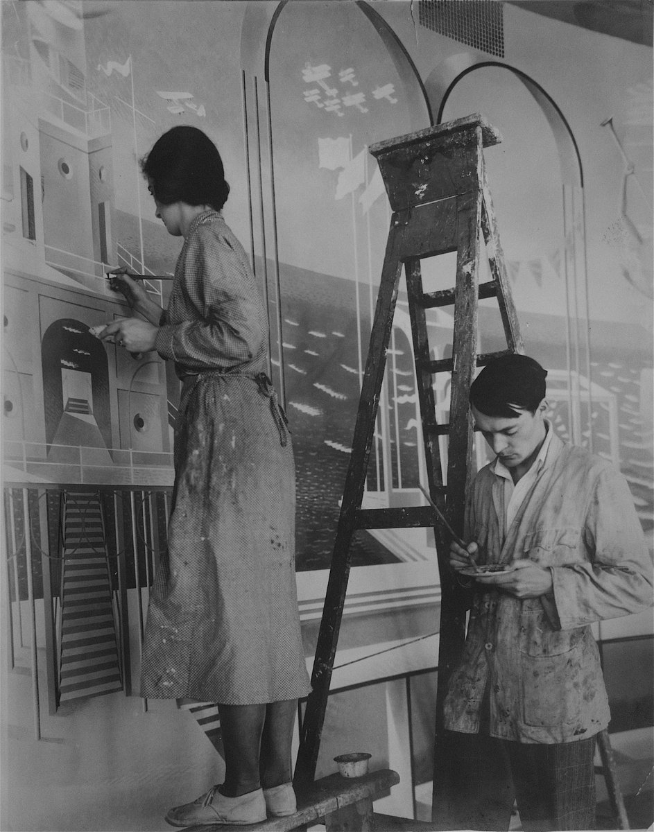 on the trail of England's first war artist to die in service - I follow Eric Ravilious (Tirzah Garwood and Emily Allchurch too) across Sussex's landscapes, from Towner Eastbourne to Newhaven's community centre for the film, Drawn to War.

read @gowithYamo: gowithyamo.com/blog/intangibl…