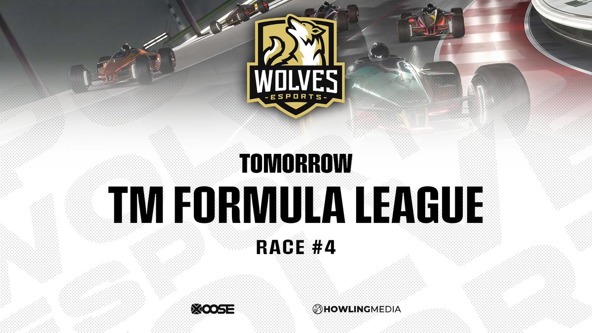 wolves_esports's tweet photo. Race #4 of the @TMFormulaLeague happens tomorrow at 21:00 CET!

#WolvesTM will be there!

#KeepHowling https://t.co/BCpheDjgIo