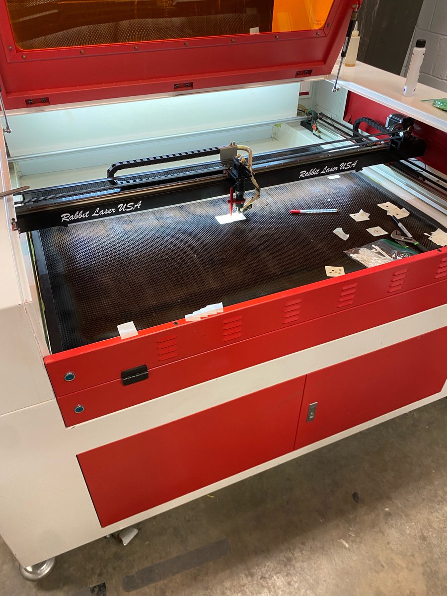 RoboKaiRobotics's tweet image. We want to give a huge thank you to @RabbitLaserUSA for their very generous donation of this amazing laser cutter!!!

We can’t wait to utilize this tool this year!!