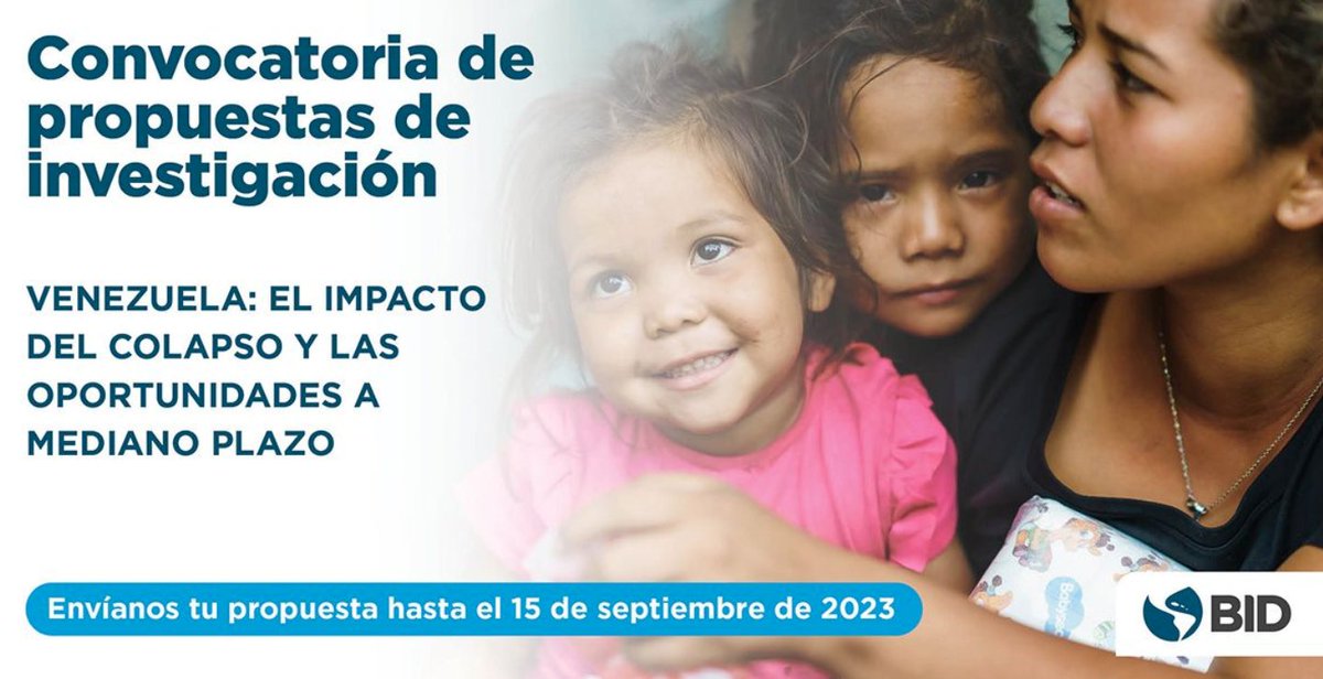 Econ_Vzla's tweet photo. Acabamos de recibir una noticia increíble, que nos tiene demasiado felices y orgullosos.

La propuesta de nuestra ANOVA Policy Research (@ThinkAnova)  titulada "Venezuela: colapso económico y pérdidas agregadas de capital humano 2012-2022" fue seleccionada por el BID como una de las ganadoras de la convocatoria de propuestas de investigación "Venezuela: el impacto del colapso y las oportunidades de mediano plazo".

Se presentaron más de 80 propuestas de centros de investigación y universidades de todo el mundo. Seguimos trabajando para demostrar que todavía se puede hacer investigación de clase mundial desde Venezuela.