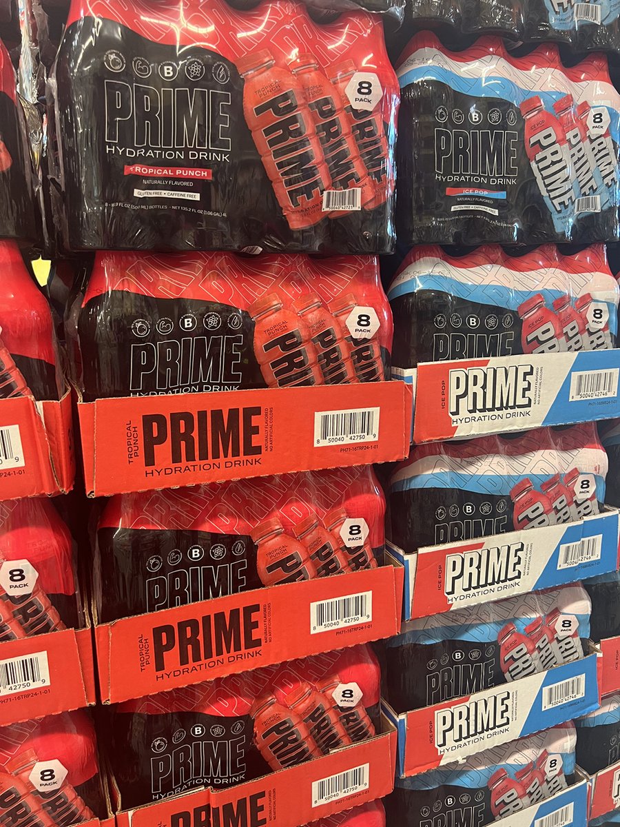 We just received two pallets of PRIME! Available while supplies last! 🏃