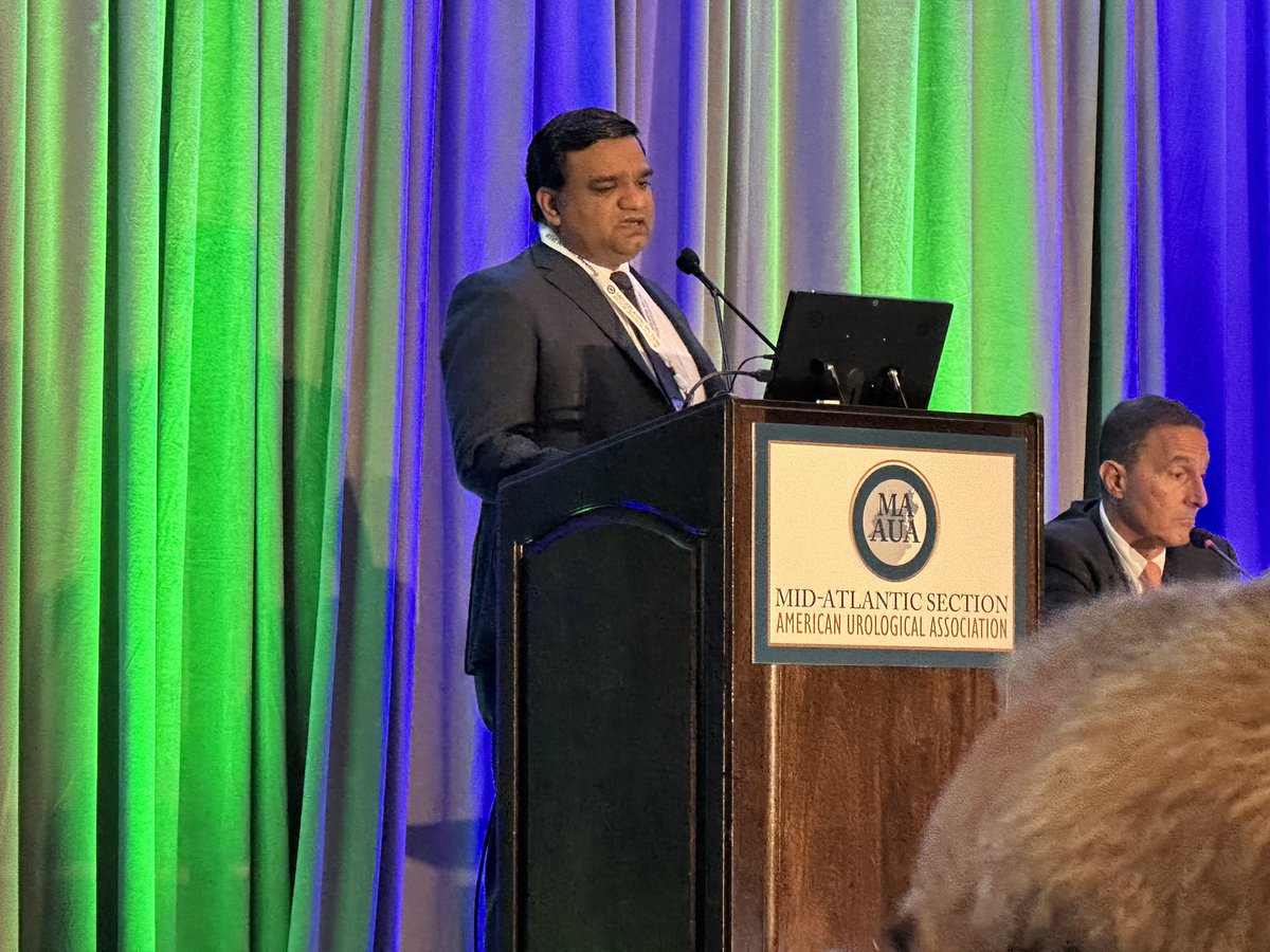 Fabulous robotic session at MAAUA. Our own Dr.Isharwal showed excellent video on intracorporeal diversion. ⁦@uvaurology⁩ ⁦@MidAtlanticAUA⁩ ⁦@AmerUrological⁩
