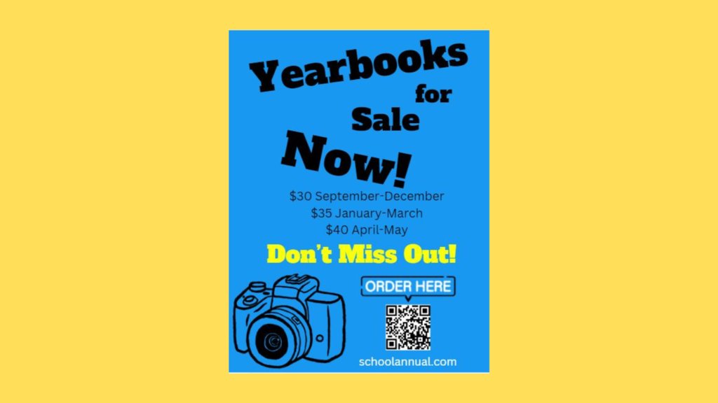 Yearbooks available to order now!