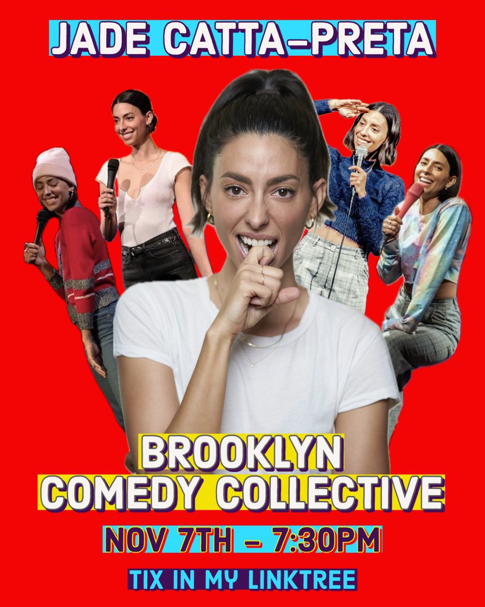 JadeCattaPreta's tweet photo. I’ll smize the shit out of you. Only got ONE tour date left come and get it 💥NOV 7 @ComedyBrooklyn
#livestandupcomedy #smize #nycf https://t.co/JQLvMjarWq