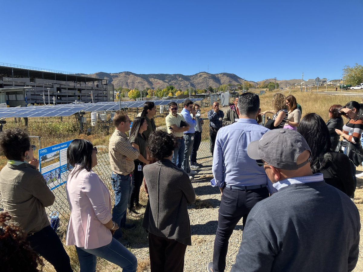 GlobalClimateAP's tweet photo. This entire week @NREL on behalf of GCAP and in partnership with @el_BID hosted a study tour with over 30 clean energy experts from 11 Latin American and Caribbean countries that are working together as part of the #RELAC to achieve 30% renewable energy penetration in the region. https://t.co/XgNGLGucYV