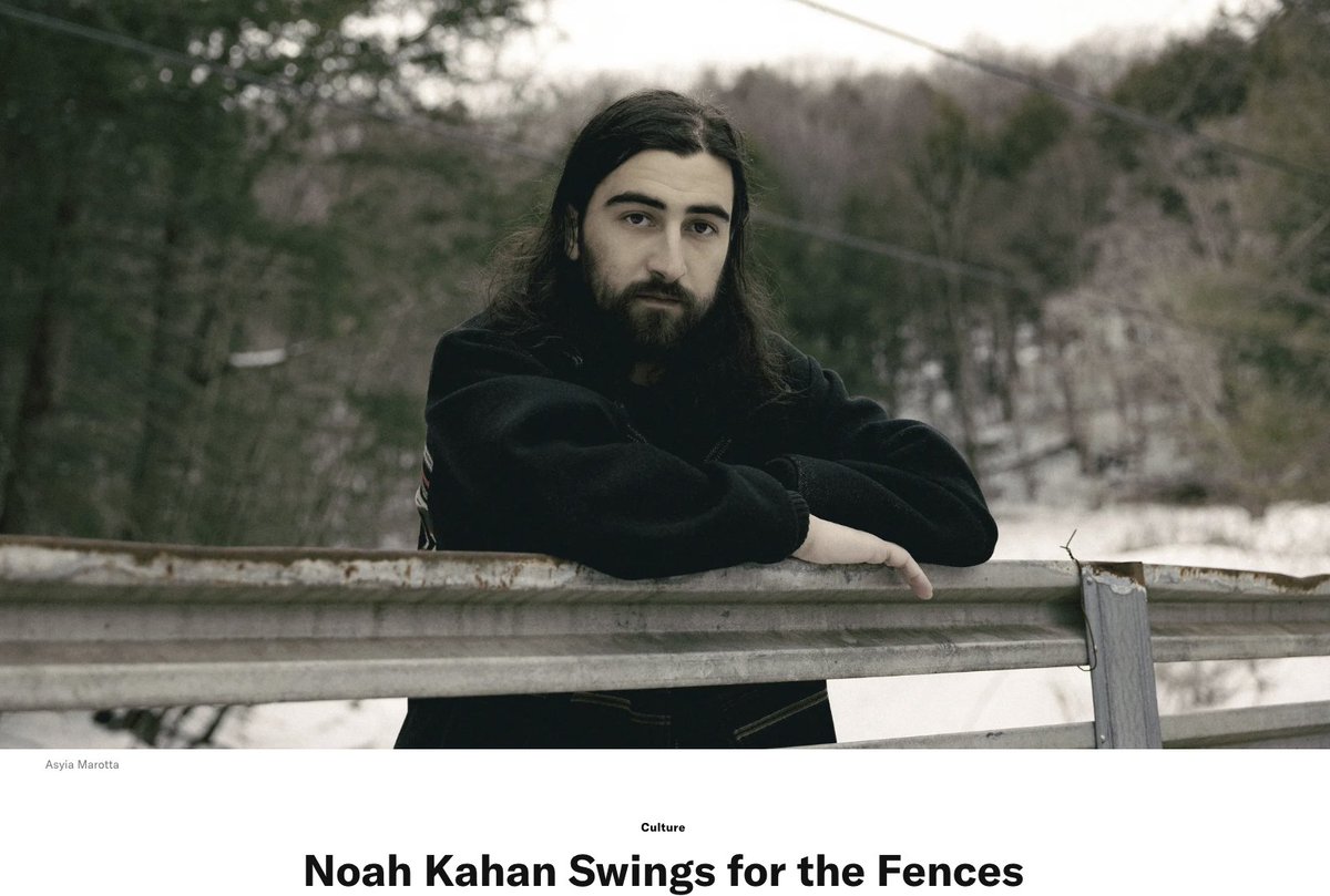 “I have a hard time believing any of it.” <a href="/NoahKahan/">Noah Kahan</a> tells GQ

🔗: gq.mn/77uQA2V