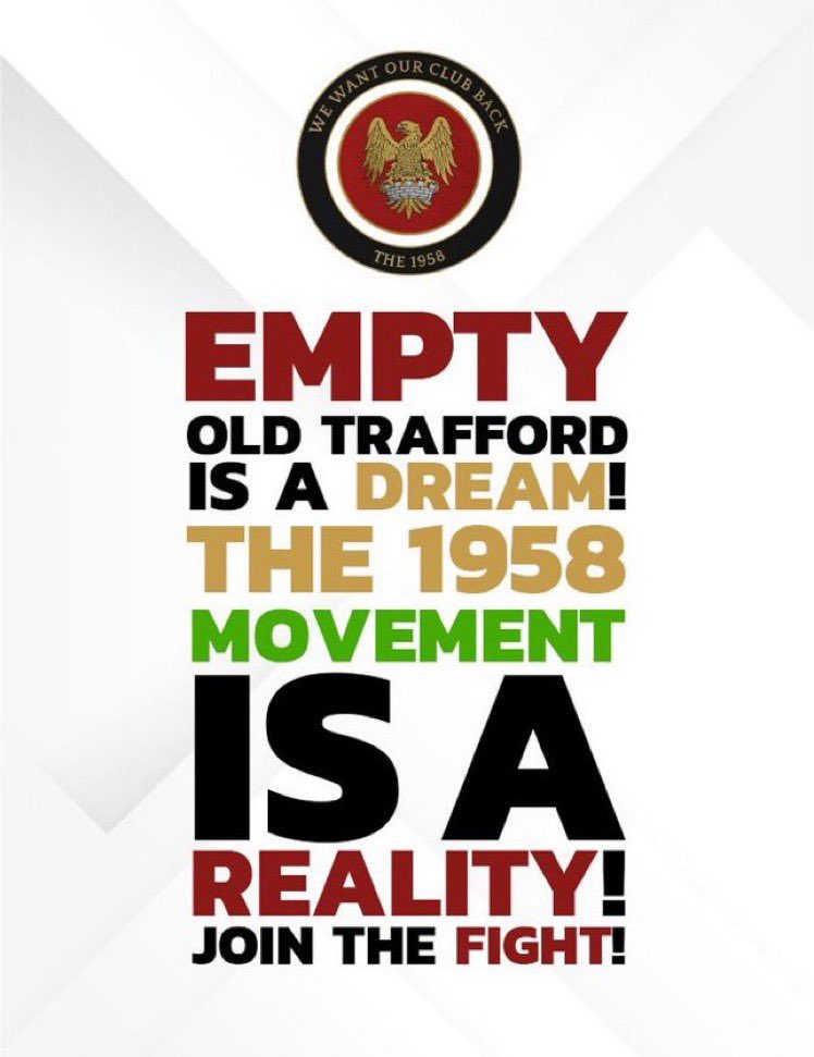 MrManUnitedd's tweet photo. 🚨Quick question: If @The__1958 or any fan group organizes an Empty Old Trafford protest where everyone gets to walk out during game time to protest around the stadium. Would you support them?

Retweet to engage others!!! https://t.co/PidqRlvcE5