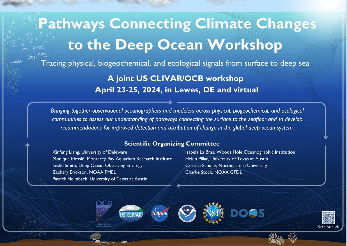poguy's tweet photo. Interested in changes in the deep sea environment and their connections to the ongoing climate change? Consider participating in this US CLIVAR/OCB-sponsored workshop https://t.co/BkV9ze1sjJ @USCLIVAR  @US_OCB  @DeepOceanObs https://t.co/thiremWxZX
