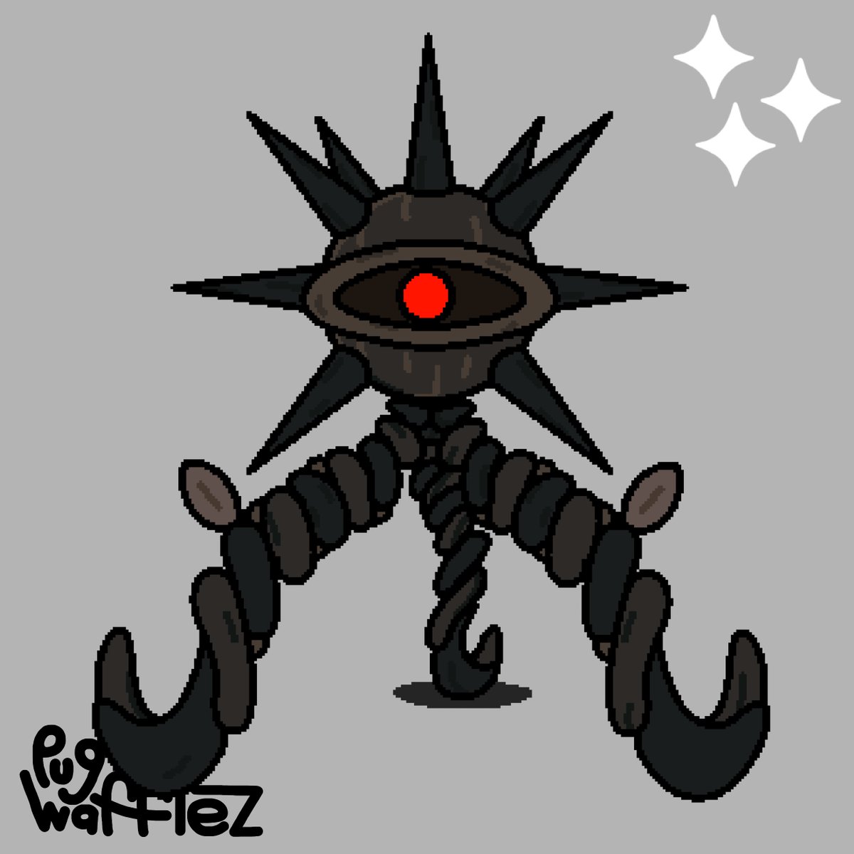 PugWafflez2's tweet photo. A new Ultra Beast has been discovered!

UB-Germinate
Groverseer (Grass/Dark)

[ #pokemon #fakemon #creaturedesign #PokemonScarletViolet  #ultrabeast ] https://t.co/wKAg0lEonA