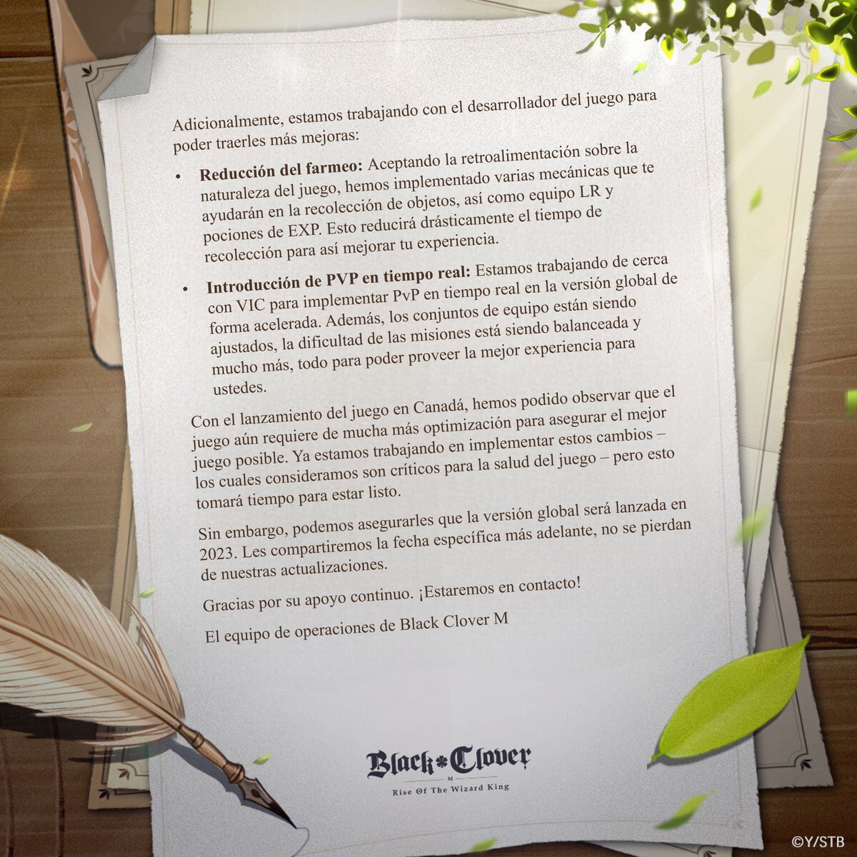 Black Clover M LATAM tweet media