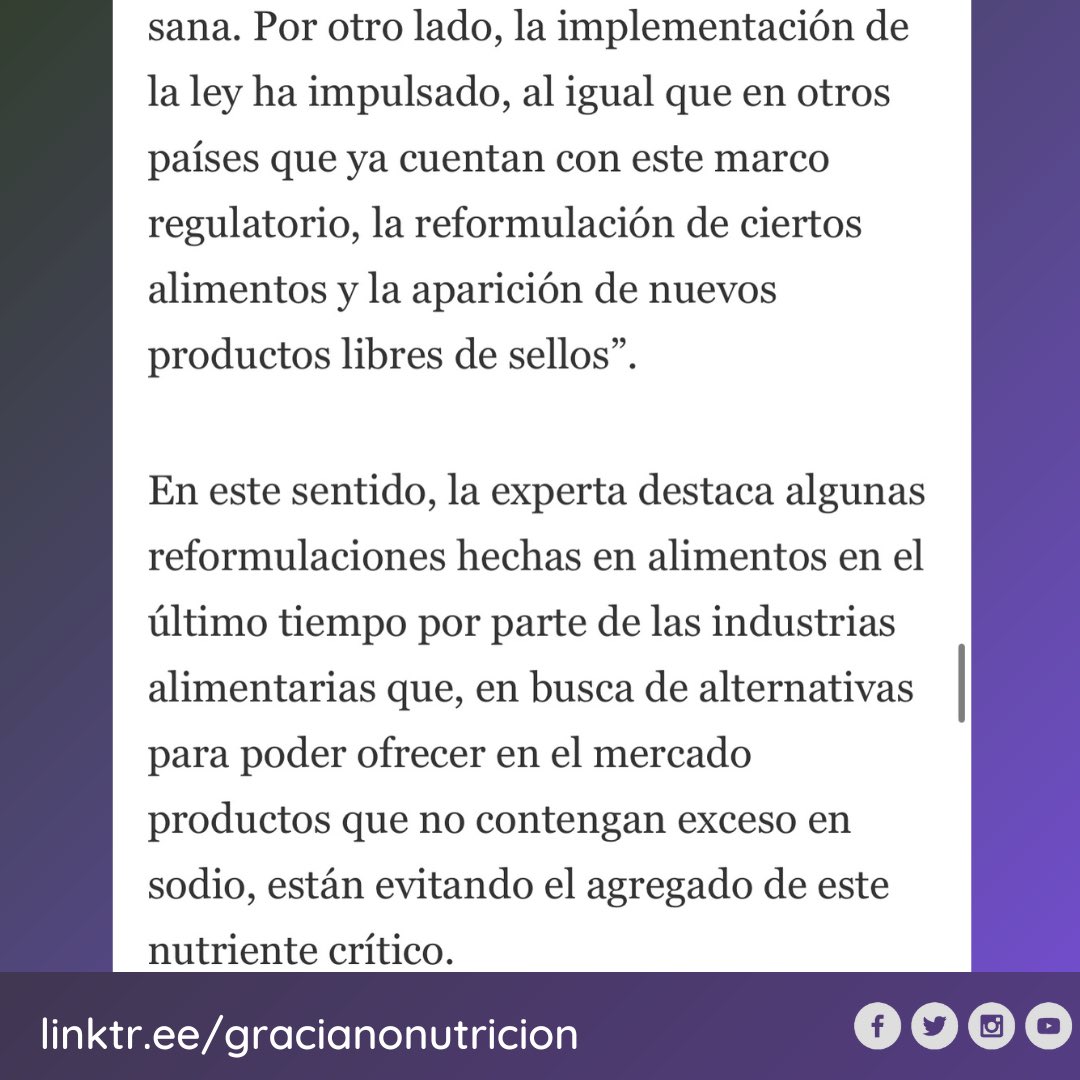 andrea_graciano's tweet photo. #MdeMedios

Gracias Laura Gambale por el intercambio, que quedó plasmó en esta nota publicada en el diario La Nación.

Pueden leer la nota completa en https://t.co/xDtZ3WiPVV

@Redactoraweb 
@LANACION 
@CaLiSANutricion 
@RedCalisas https://t.co/EpQHDQ7vdj