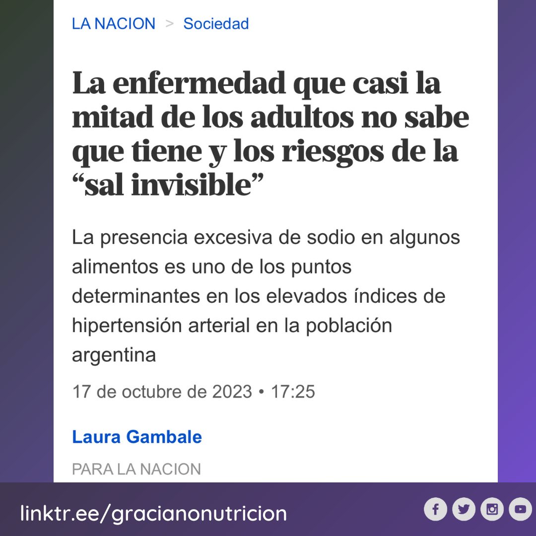 andrea_graciano's tweet photo. #MdeMedios

Gracias Laura Gambale por el intercambio, que quedó plasmó en esta nota publicada en el diario La Nación.

Pueden leer la nota completa en https://t.co/xDtZ3WiPVV

@Redactoraweb 
@LANACION 
@CaLiSANutricion 
@RedCalisas https://t.co/EpQHDQ7vdj