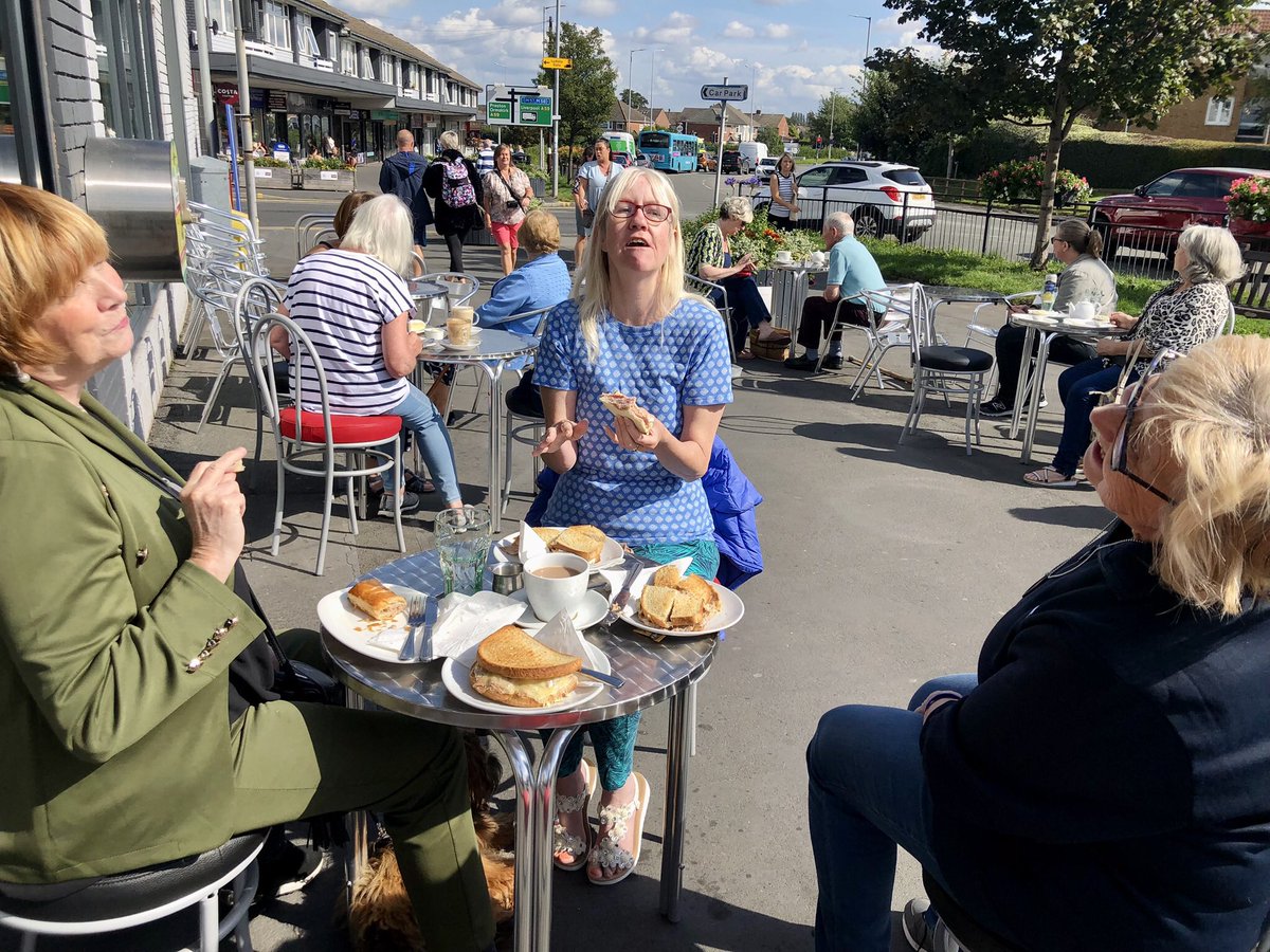 Little shopping day around Maghull square and lunch at One Central in the sun afew weeks ago. Wow we only ordered sandwiches and none of us could finish them, massive portions, definitely value for money. We will be back soon xXx #dementiacare #endloneliness #mysefton