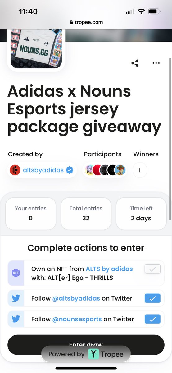 David2Levy2's tweet photo. @altsbyadidas @TropeeHQ @nounsesports I don’t understand why it’s so complicated, I cannot do it for one hour! https://t.co/llAyxWFTZ2