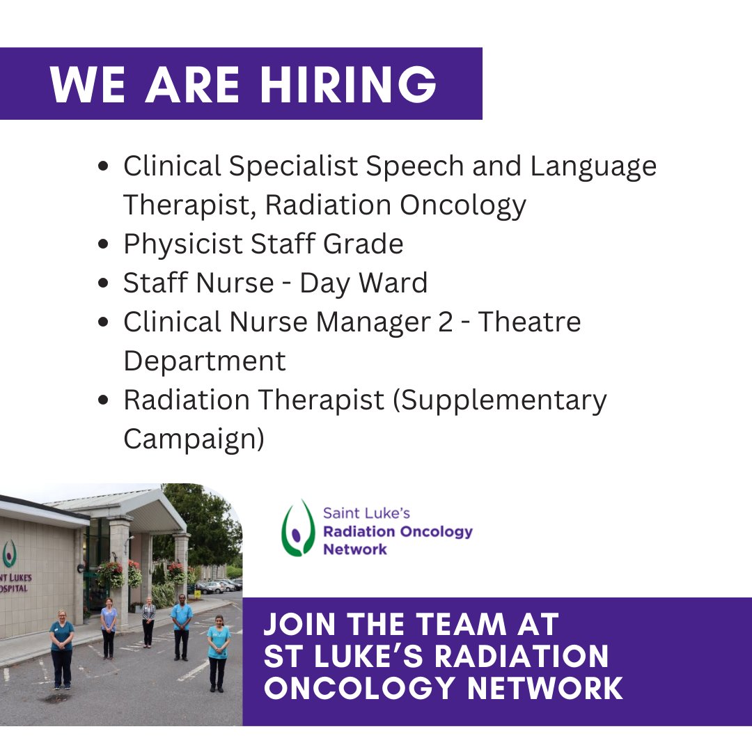 Great opportunities currently available in #oncology at St Luke’s Radiation Oncology Network #SLRON

For more information and to apply: rezoomo.com/company/st-luk…
 
 #jobopportunity #hiring #jobs #vacancies #jobfairy #DMHGJobs #team #opportunities <a href="/charles_gillham/">Charles Gillham MD</a> <a href="/TeriMargaret/">Teri Dillon</a>