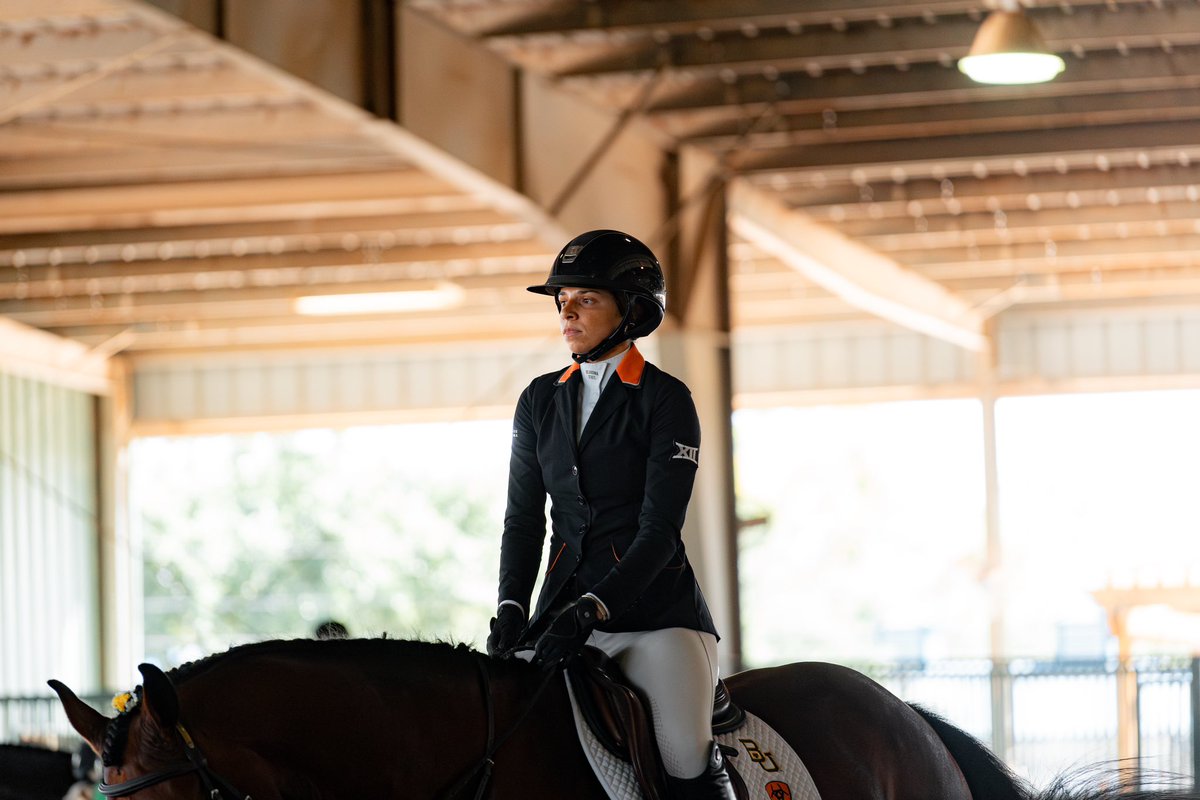 OSUEquestrian's tweet photo. 𝐁𝐨𝐫𝐧 𝐫𝐞𝐚𝐝𝐲. 

Tomorrow morning can’t come soon enough 😤

#RoadToOcala | #GoPokes https://t.co/NudhSQ4sM2