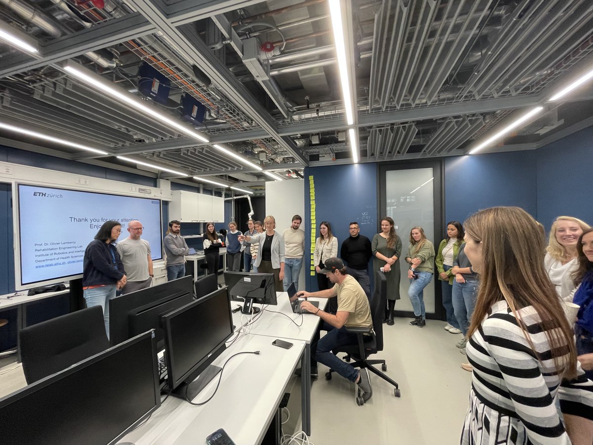 NCMLabETH's tweet image. 🧠📸A few shots from yesterday&apos;s meeting of the #NCMlab with #SoBAlab @brain_on_dance 🙌
💡It was a day full of great presentations and inspiring discussions🗣💬! 
Special thanks to @RELabETHZ and #SMSlab @ETH_en for amazing scientific demos! 🦾🦿🌟