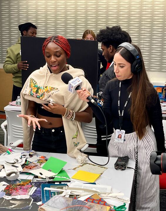 Last week, Revolution School students hosted author CJ Gross at #UArts, where they created Zip Code collages exploring identity, neighborhood, and origin stories tied to the concepts of CJ’s book, “What’s Your Zip Code Story?” The students were interviewed by WHYY: coming soon!
