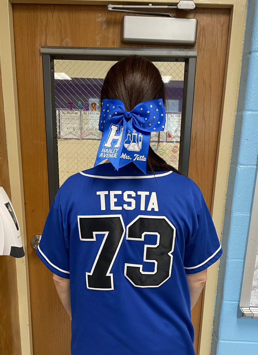 Wear blue every Friday!
Love my new bow! 💙
