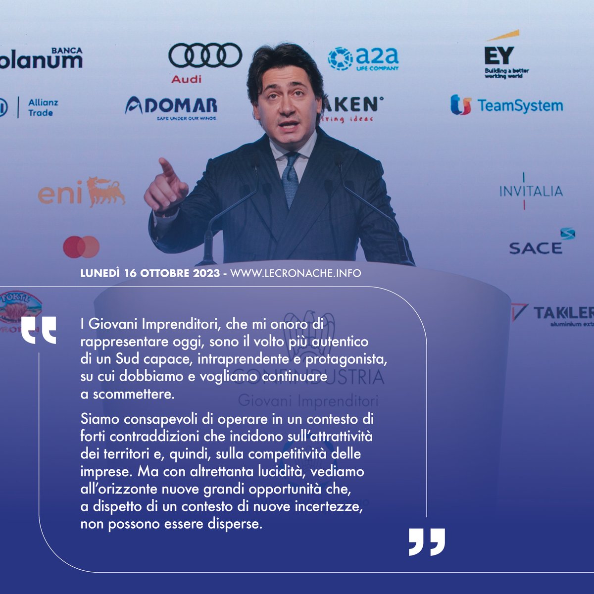 ossurol84's tweet photo. Nell'intervista rilasciata a https://t.co/I14MW8RP12, parlo dell'importanza di scommettere sul #Sud, un territorio ricco di potenzialità e capacità. https://t.co/xoxQd2S1FV