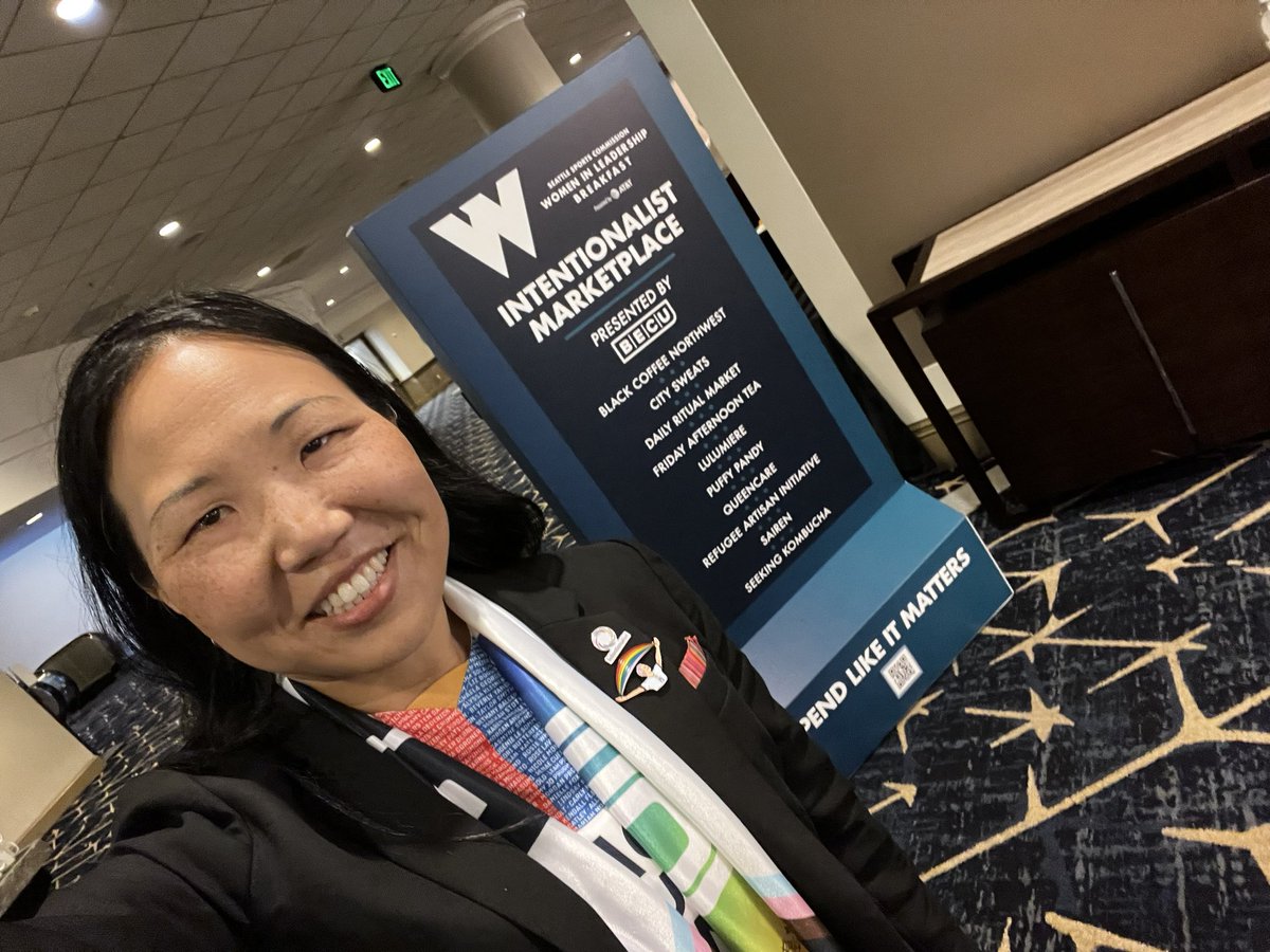 We’re excited to be at the <a href="/SeattleSC/">Seattle Sports Commission</a> Women in Leadership Breakfast alongside the incredible small businesses participating in the Intentionalist Marketplace, presented by @becu! #SpendLikeItMatters #WomeninLeadershipBreakfast