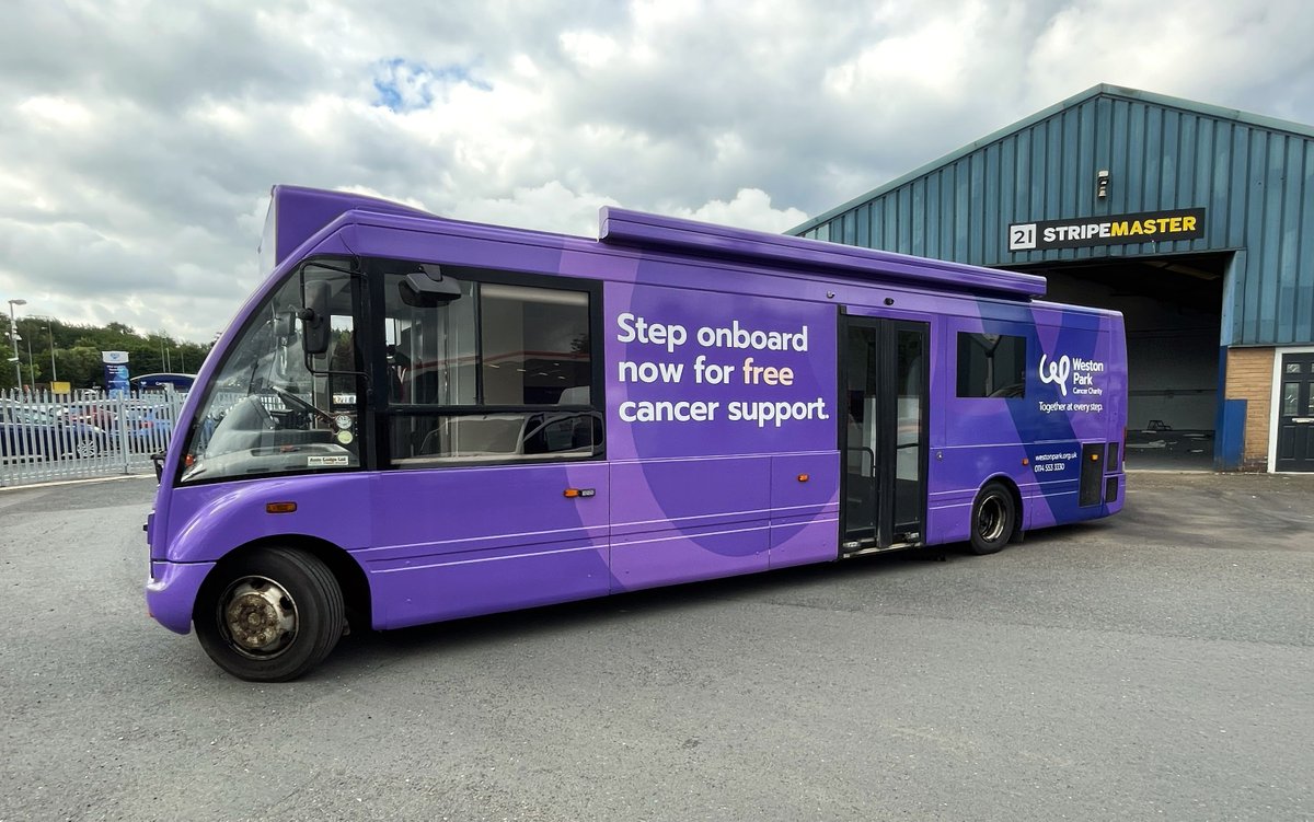 Yes, we can wrap buses! We completed a full digitally printed wrap for Torton Bodies on behalf of Weston Park Cancer Charity. The stunning purple colour really does stand out 💜 #vehiclegraphics #vinylwrap