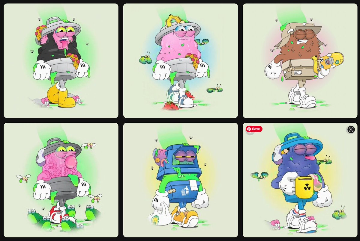 6 <a href="/garbagefriends/">Garbage Friends ♻️</a> revealed, each one better than the next. 1 more to go in 14 days