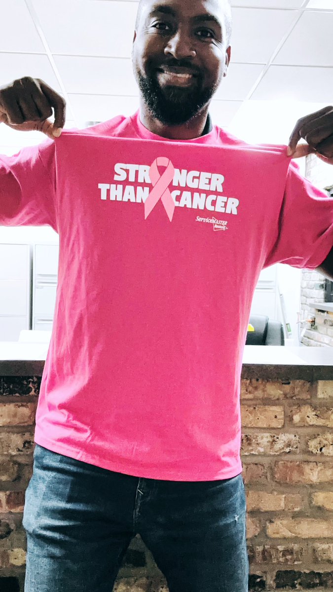 Real Men wear Pink— #StrongerThanCancer #BreastCancerAwarenesMonth