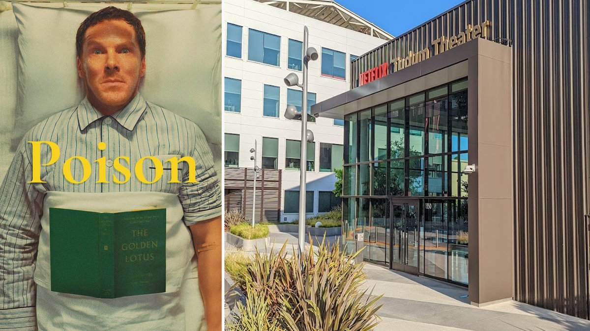 Kinda wish I could have seen Wes Anderson's great new short Poison in an auditorium. Maybe <a href="/Netflix/">Netflix</a>'s Tudum Theater here in LA? I'd enjoy that experience.