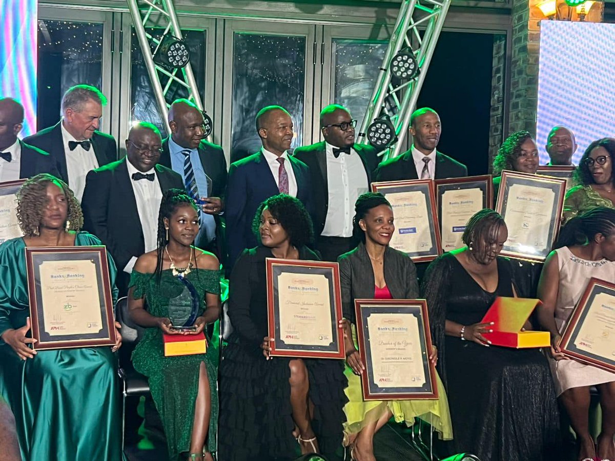 NedbankZimbabwe's tweet photo. We are delighted to announce that our Managing Director, Sibongile Moyo, was honored as the 2023 CEO of the year at last night's Banks and Banking survey awards. Nedbank Zimbabwe is also the overall Environmental, Social and Governance (ESG) category winner.

#Nedbank https://t.co/lXeCONvbWj