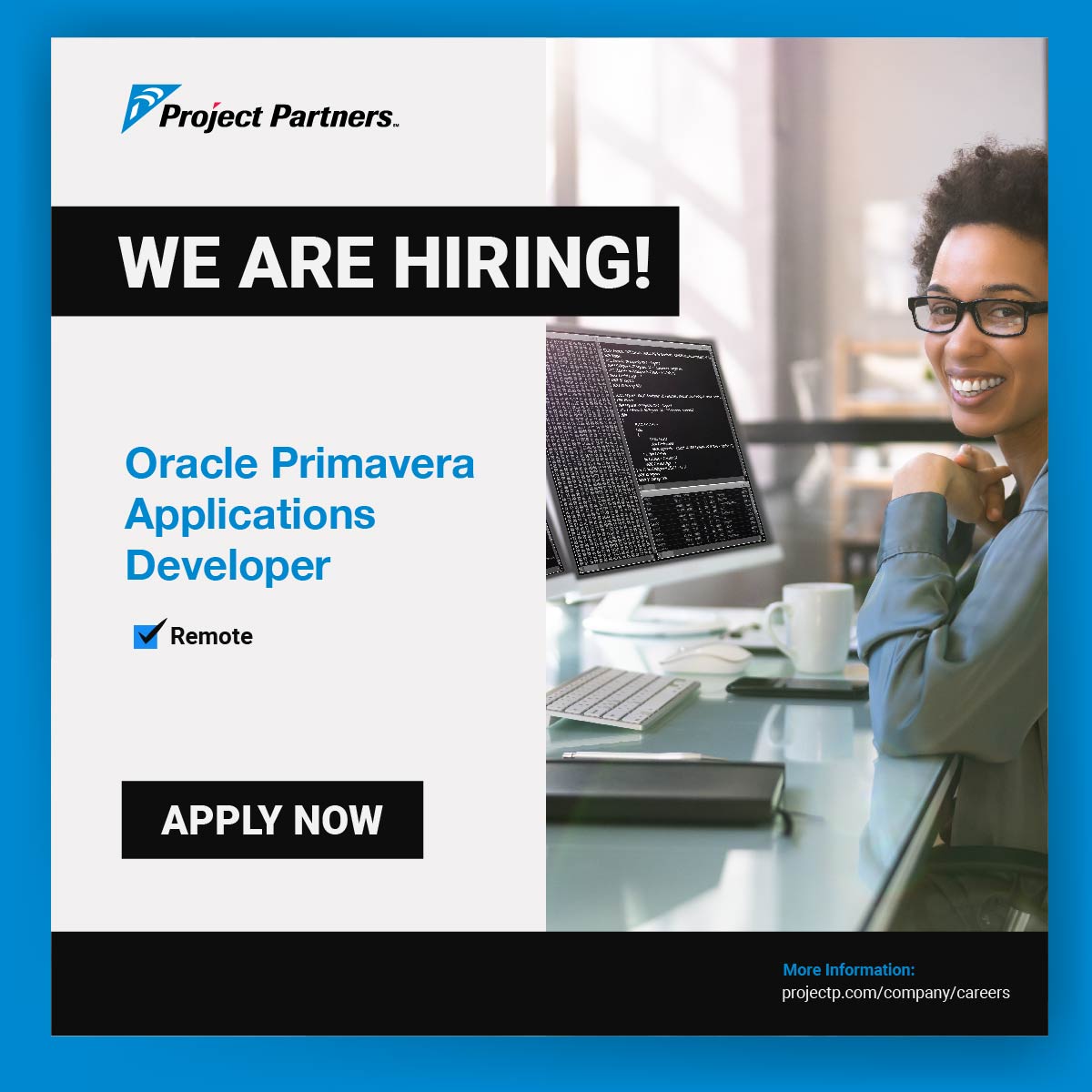 Project_Experts's tweet photo. We are #Hiring 🙌 . We are looking for an accomplished Oracle Primavera Applications Developer to #JoinOurTeam

Learn more about this opportunity: https://t.co/ebh1QbmA66

#RemoteWorkOpportunity #Careers #Recruiting #JobOpening #HiringNow #CareerOpportunity https://t.co/NTboy21BBm