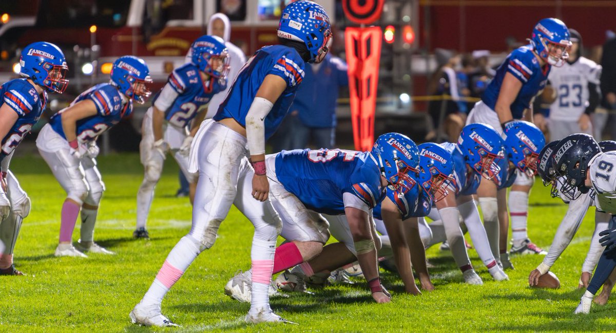 🚨GAME DAY🚨 We take on the <a href="/AlvirneFTBL/">Alvirne Broncos Football</a> at Alvrine High School tonight.  Kick off is at 7pm! Come fill the stands and support the boys, lancer nation
