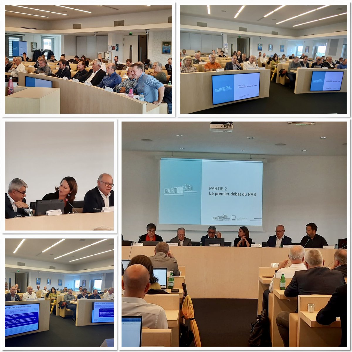 Après le débat dans les intercos, nos élu.e.s se réunissaient aujourd’hui pour débattre du futur Projet d’Aménagement Stratégique à l’échelle du territoire #Nantes #SaintNazaire. Un débat sérieux, constructif, à la hauteur de l’espace juste et sûr à aménager pour vivre bien.