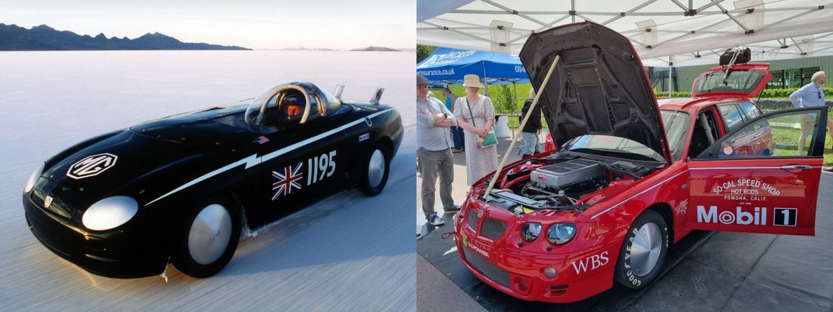 mgccse's tweet photo. Last chance to book for the Annual Lunch on 29th October featuring Jonathan Suckling talking about driving the MG EXF and X15 at Bonneville - click here to book https://t.co/iAbTeQr6dv https://t.co/aEqqMtMgNt