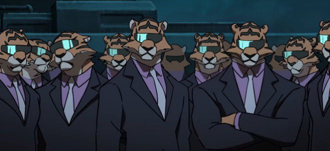 Tigers drones brainwashed and tfed via these visors…